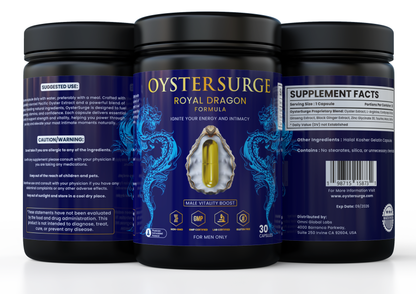 OysterSurge – Premium Male Vitality Supplement